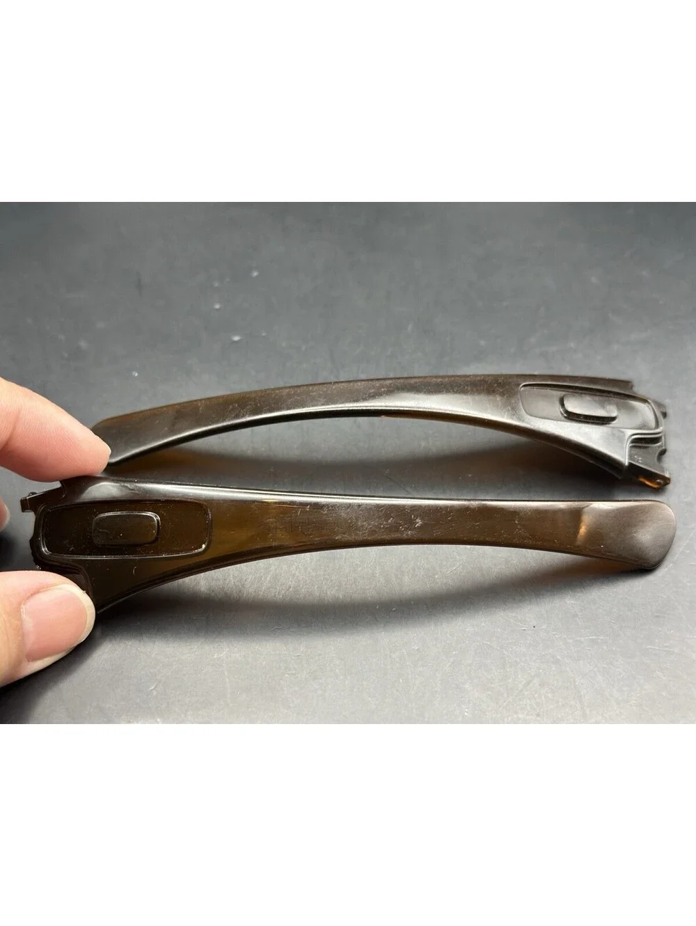 Oakley Antix Polished Rootbeer OEM Replaxement Arms